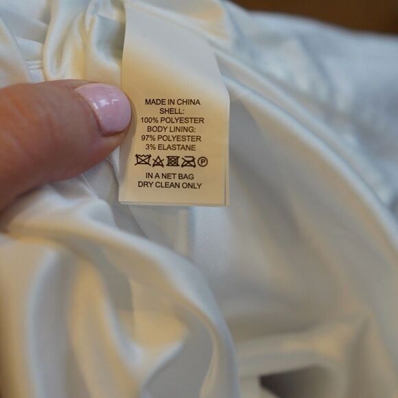 Kate Spade Eyelet Lace Shift Dress Spice Things Up Mini White Flutter Sz 14 NWT - Picture 10 of 10